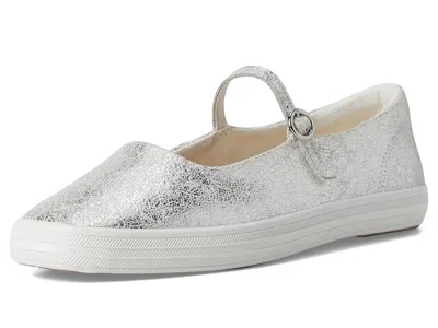 Keds Square Toe Mary Jane Flat In Gray