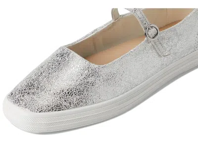 Keds Square Toe Mary Jane Flat In Gray