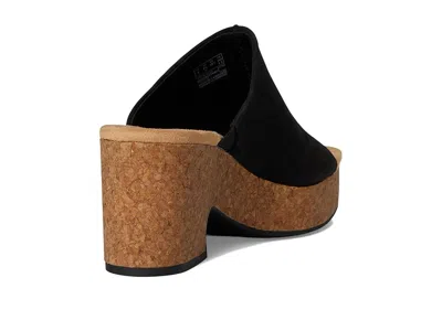Clarks Nerisa Vine In Black Nubuck In Animal Print