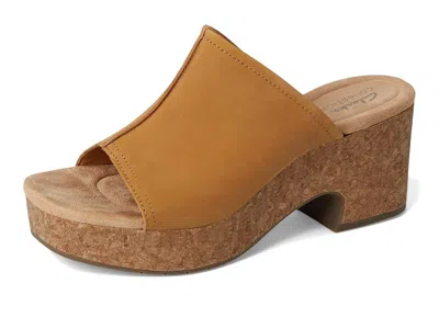 Clarks Nerisa Vine In Brown Nubuck In Animal Print