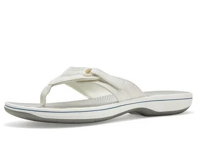 Clarks Brinkley Reyna Womens Toe Post Sandals Colour: White, Size: 8