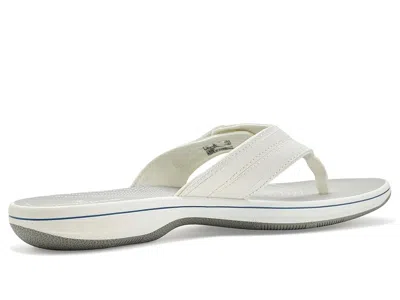 Clarks Brinkley Reyna Womens Toe Post Sandals Colour: White, Size: 8