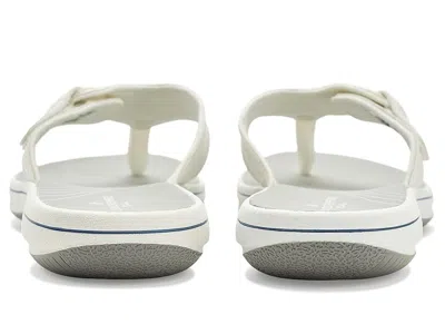 Clarks Brinkley Reyna Womens Toe Post Sandals Colour: White, Size: 8