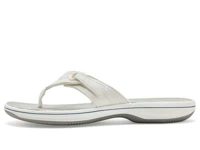 Clarks Brinkley Reyna Womens Toe Post Sandals Colour: White, Size: 8