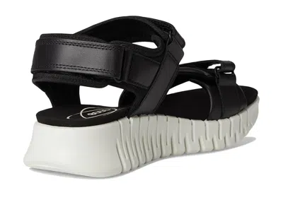 Ecco Soft Three Strap Sandal In Black