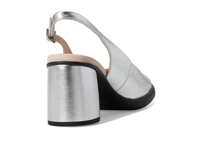 Ecco Sculpted Lx 55 Slingback Pump In Silver