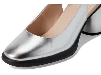Ecco Sculpted Lx 55 Slingback Pump In Silver