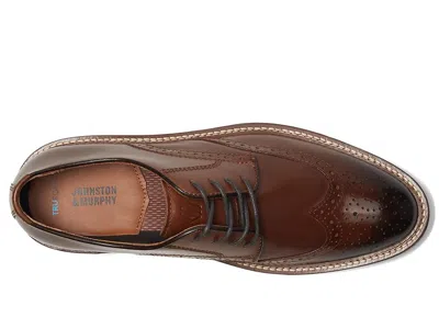 Johnston & Murphy Upton Wingtip In Brown