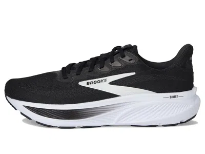 Brooks Ghost 17 Lace-up Sneakers In Black