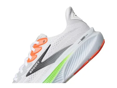 Brooks Ghost 17 Shoes White Pink Aw25 In Multi