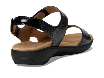 Trotters Romi Croco In Black