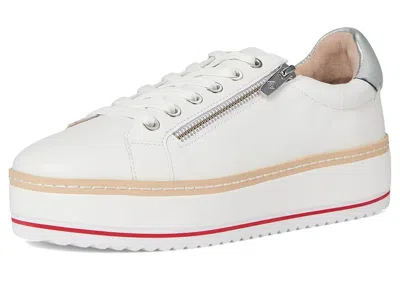 Donald Pliner Women Dew Platform Sneaker In White In Multi