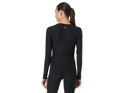 Beyond Yoga Classic Crew Pullover In Black