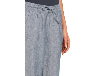 L.l.bean Premium Linen Breezy Pull-on Pants In Gray