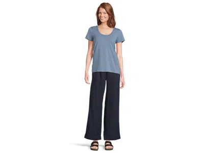 L.l.bean Premium Linen Breezy Pull-on Pants In Blue