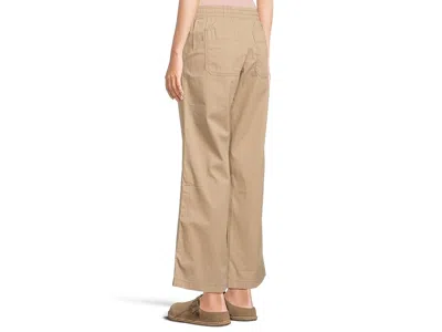 L.l.bean Lakewashed Pull-on Wide Leg Pants In Brown
