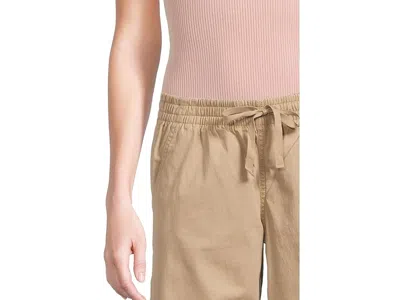 L.l.bean Lakewashed Pull-on Wide Leg Pants In Brown