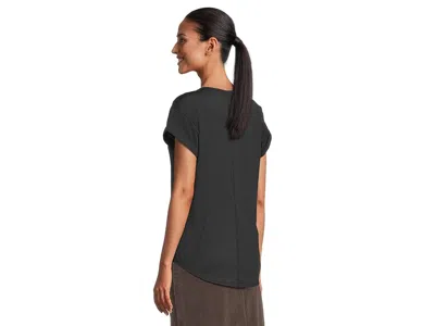 L.l.bean Streamside Tank Top Split-neck In Black