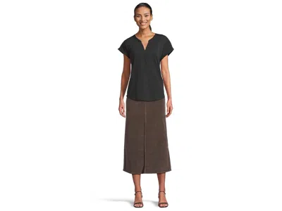 L.l.bean Streamside Tank Top Split-neck In Black