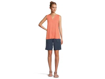 L.l.bean Streamside Tank Top Split-neck In Orange