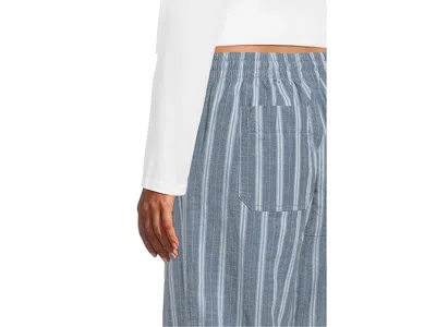 L.l.bean Lakewashed Pull-on Wide Leg Pants In Blue