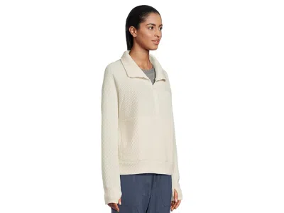 L.l.bean Ridgeknit Half Zipper Pullover In Neutral