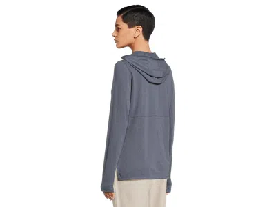 L.l.bean Everyday Sunsmart(r) Long-sleeve Hooded Pullover In Blue