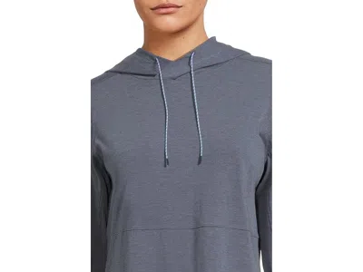 L.l.bean Everyday Sunsmart(r) Long-sleeve Hooded Pullover In Blue