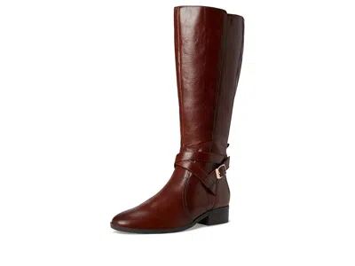Naturalizer Rena2 Wide Calf Boots In Brown