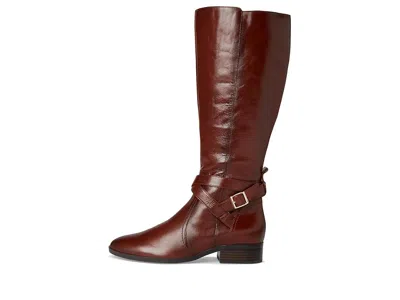 Naturalizer Rena2 Wide Calf Boots In Brown