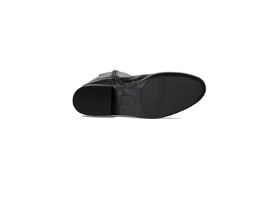 Naturalizer Rena2 Narrow Calf Boots In Black