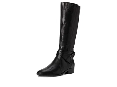 Naturalizer Rena2 Narrow Calf Boots In Black
