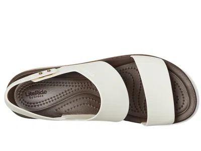 Crocs Brooklyn Cork Low Wedge In Multi