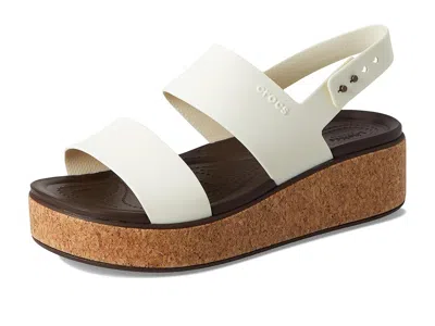 Crocs Brooklyn Cork Low Wedge In Multi