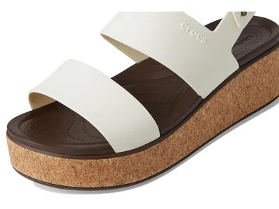 Crocs Brooklyn Cork Low Wedge In Multi