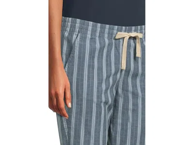 L.l.bean Lakewashed Chino Pull-on Chambray Pants Ankle In Blue