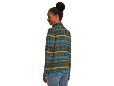 L.l.bean Sweater Fleece Pullover Print In Multi