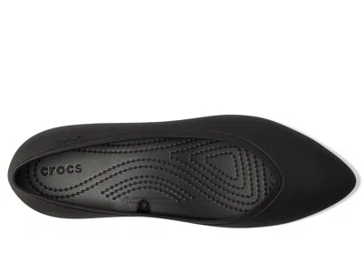 Crocs Work On The Clock Work Flats In Black