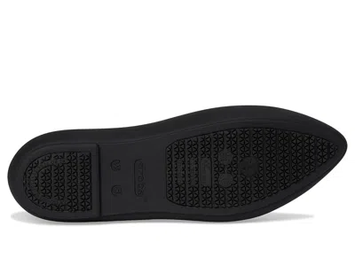Crocs Work On The Clock Work Flats In Black