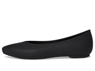 Crocs Work On The Clock Work Flats In Black