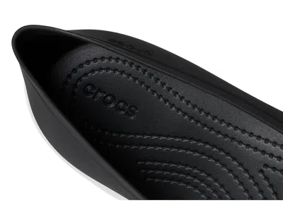Crocs Work On The Clock Work Flats In Black