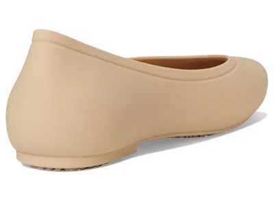 Crocs Work On The Clock Work Flats In Brown