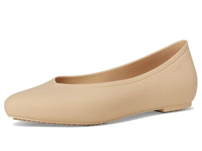 Crocs Work On The Clock Work Flats In Brown