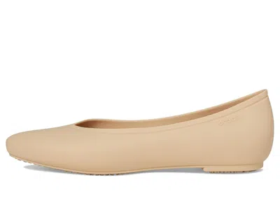 Crocs Work On The Clock Work Flats In Brown