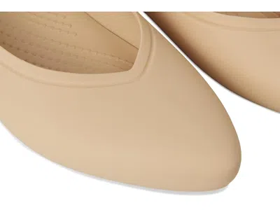 Crocs Work On The Clock Work Flats In Brown
