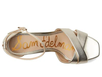 Sam Edelman Jullian Ankle Strap Platform Sandal In Neutral