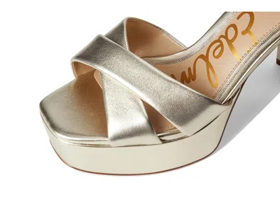 Sam Edelman Jullian Ankle Strap Platform Sandal In Neutral