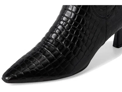 Naturalizer Deesha Pointed Toe Knee High Kitten Heel Boot In Black
