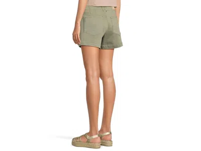Paige Olivia Cargo Shorts In Vintage Sweet Succulent In Green