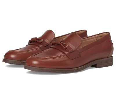 Cole Haan Stassi Bow Leather Loafer In Brown | ModeSens